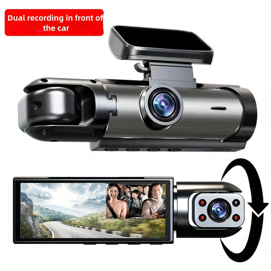1080P Dual-Camera Car DVR with 8.03cm Screen, Night Vision & Loop Recording 🚗📹🌙